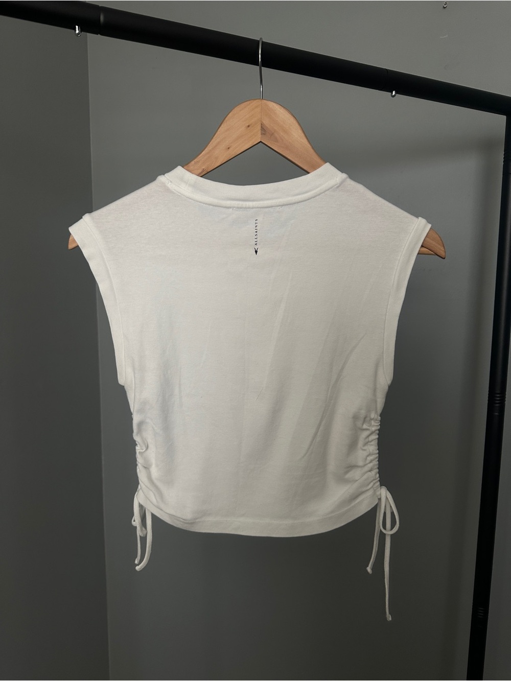 AllSaints White Adjustable Side Tank - Picture 2 of 3